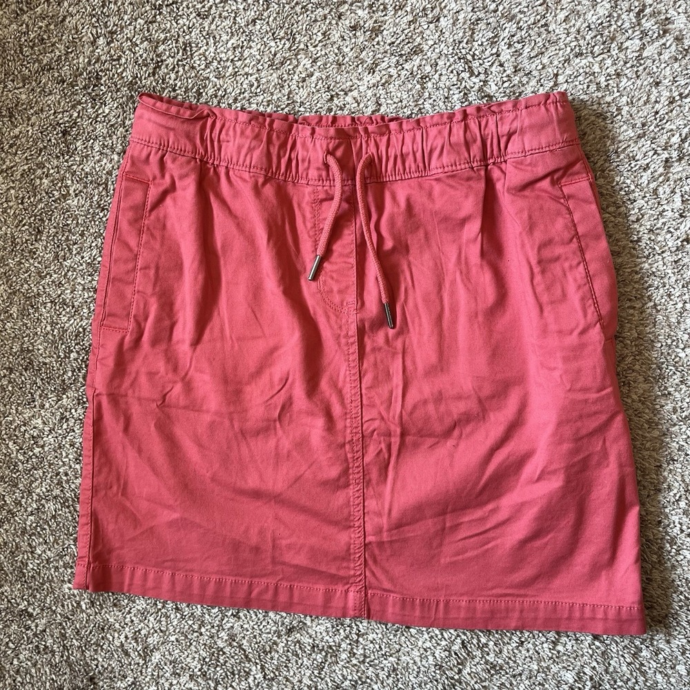 Croft & Barrow Skirt Size PS Pink Elastic Waist Pockets